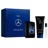 Kit Mercedes Benz - Masculino - Man EDT 100ml + Shower Gel 100ml + Travel Spray 10ml
