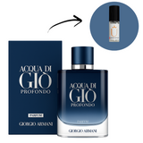 Acqua di Giò Profondo - Giorgio Armani - Perfume Masculino - Parfum (Decant)
