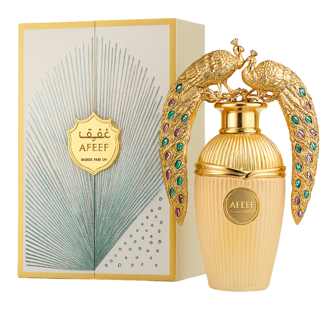 Afeef - Lattafa - Perfume Compartilhável - Eau De Parfum - 100ml (Lacrado) - Sun de Parfum 