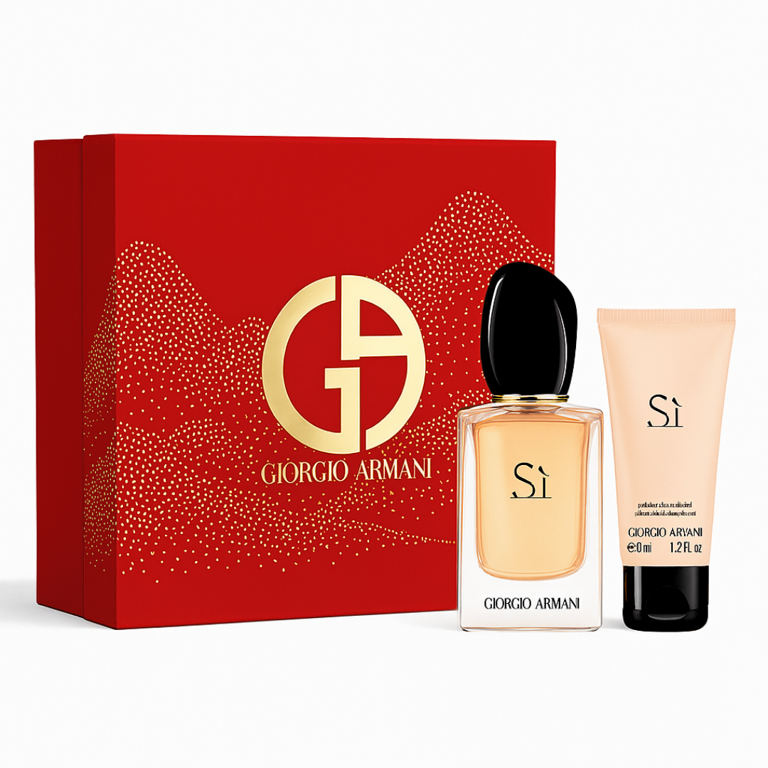 Kit Giorgio Armani - Feminino - Sì EDP 30ml + Shower Gel 50ml - Sun de Parfum 
