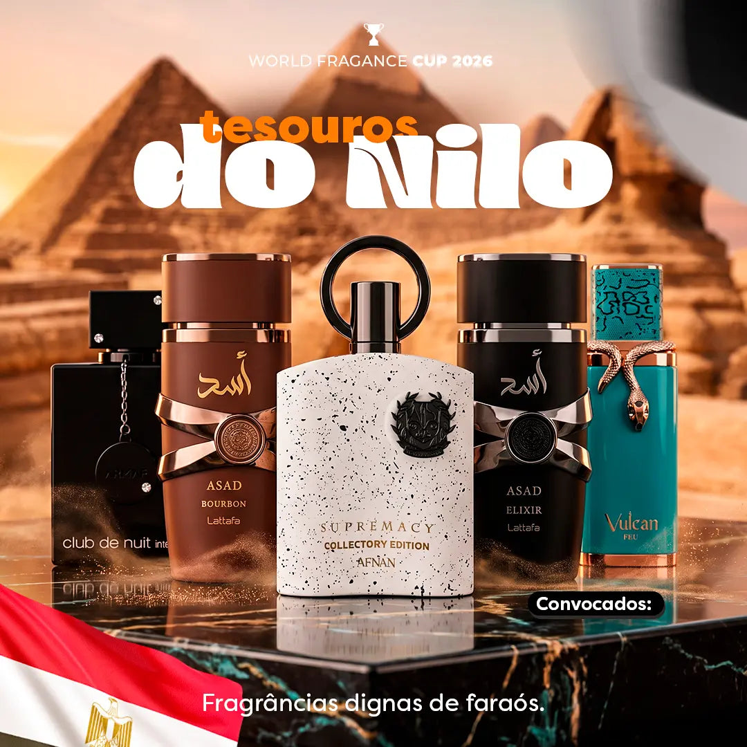 Egito: Tesouros do Nilo (Kit de Decants Masculinos)