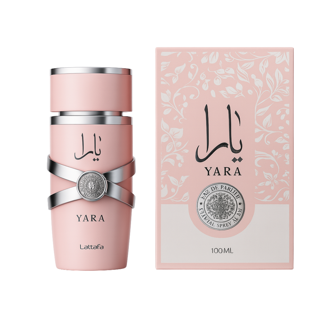 Yara - Lattafa - Perfume Feminino - Eau de Parfum - 100ml (Lacrado) - Sun de Parfum 