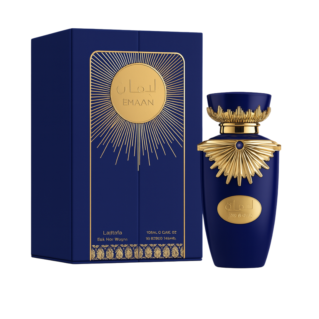 Emaan - Lattafa - Perfume Feminino - Eau de Parfum - 100ml (Lacrado) - Sun de Parfum 