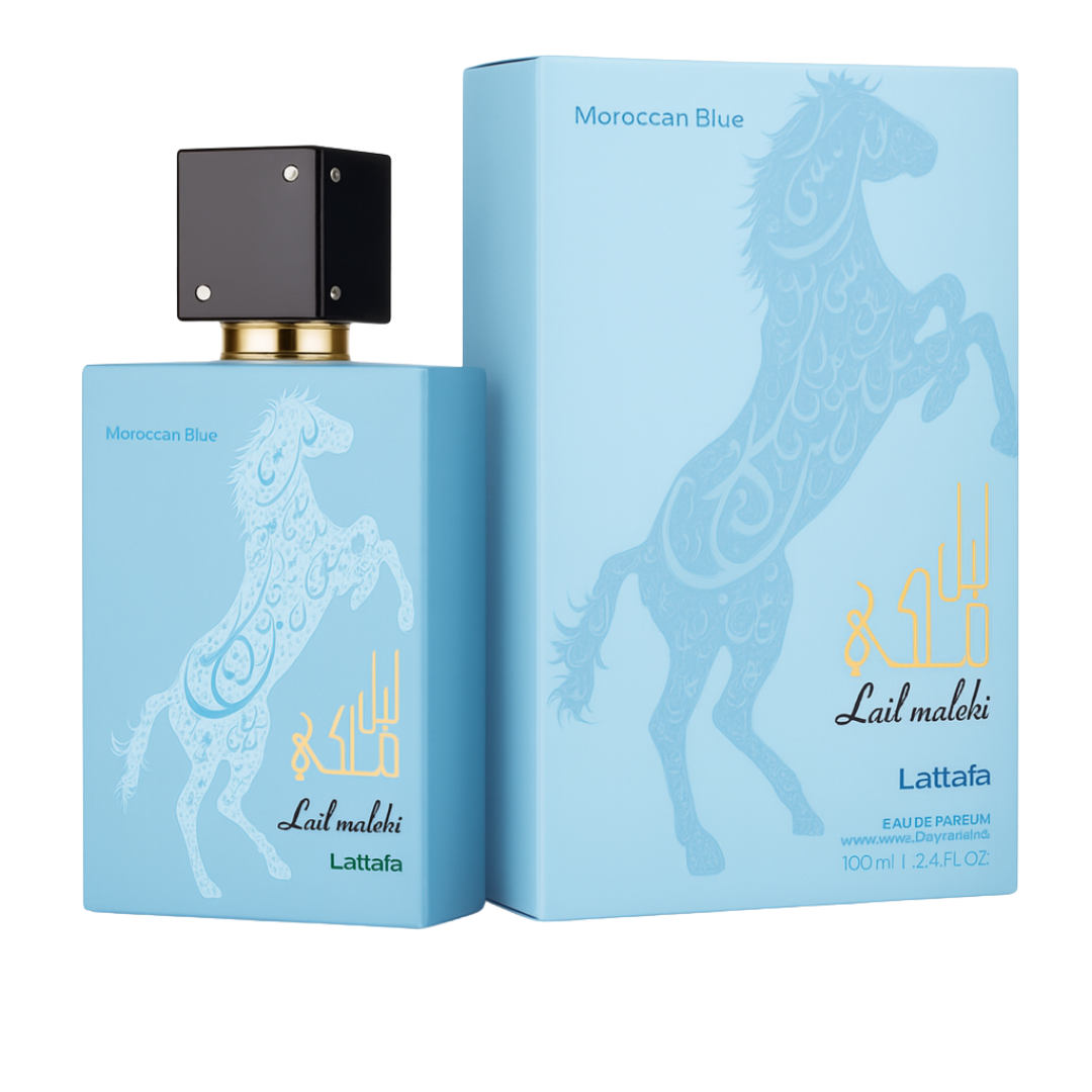 Lail Maleki Moroccan - Lattafa - Perfume Compartilhável - Eau De Parfum - 100ml (Lacrado) - Sun de Parfum 