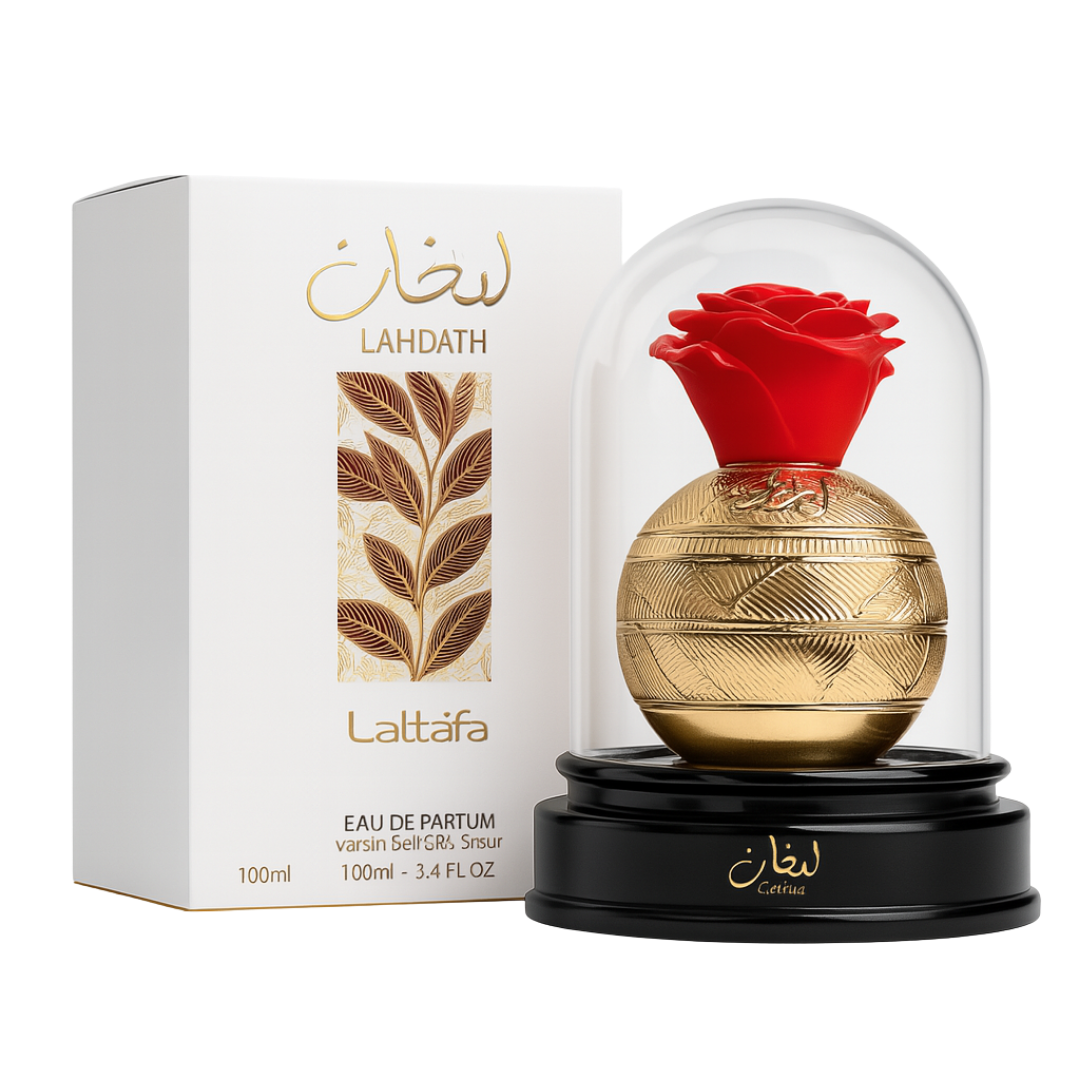 Lahdath - Lattafa - Perfume Feminino - Eau de Parfum - 80ml (Lacrado) - Sun de Parfum 