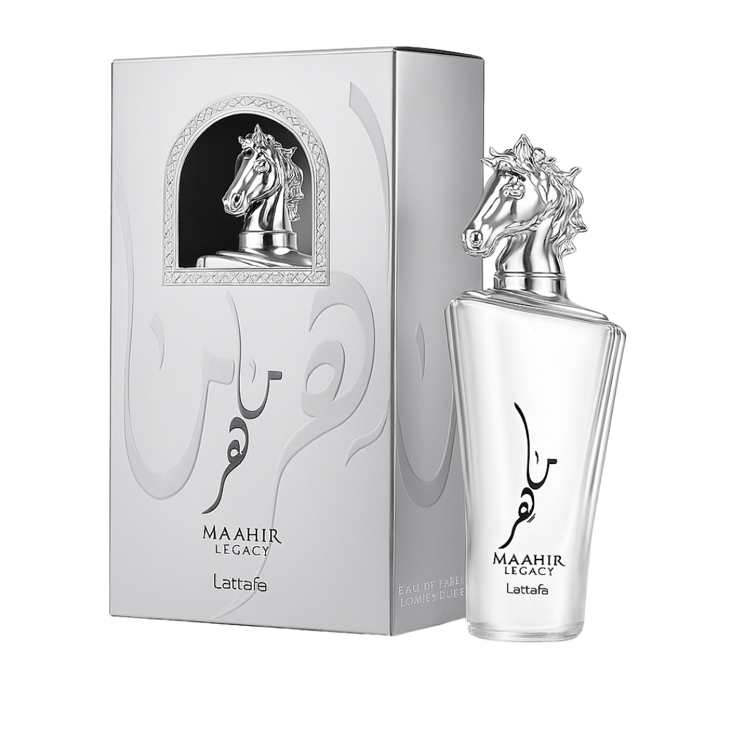 Maahir Legacy - Lattafa - Perfume Masculino - Eau de Parfum - 100ml (Lacrado) - Sun de Parfum 