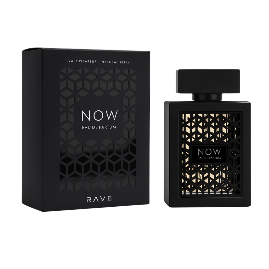 Rave Now Black - Lattafa - Perfume Masculino - Eau de Parfum - 100 ml (Lacrado) - Sun de Parfum 