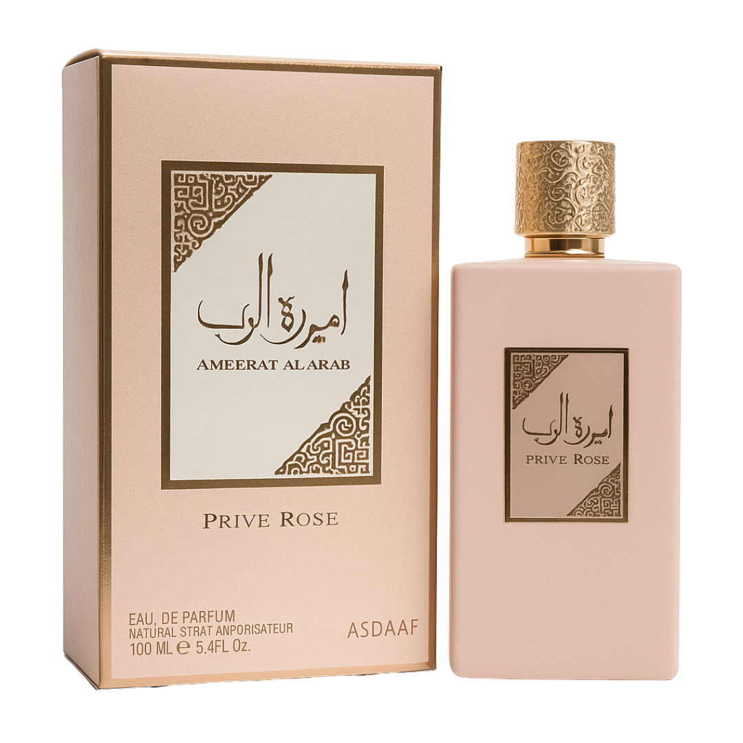Ameerat Al Arab Prive Rose - Asdaaf - Perfume Feminino - Eau de Parfum - 100ml (Lacrado) - Sun de Parfum 