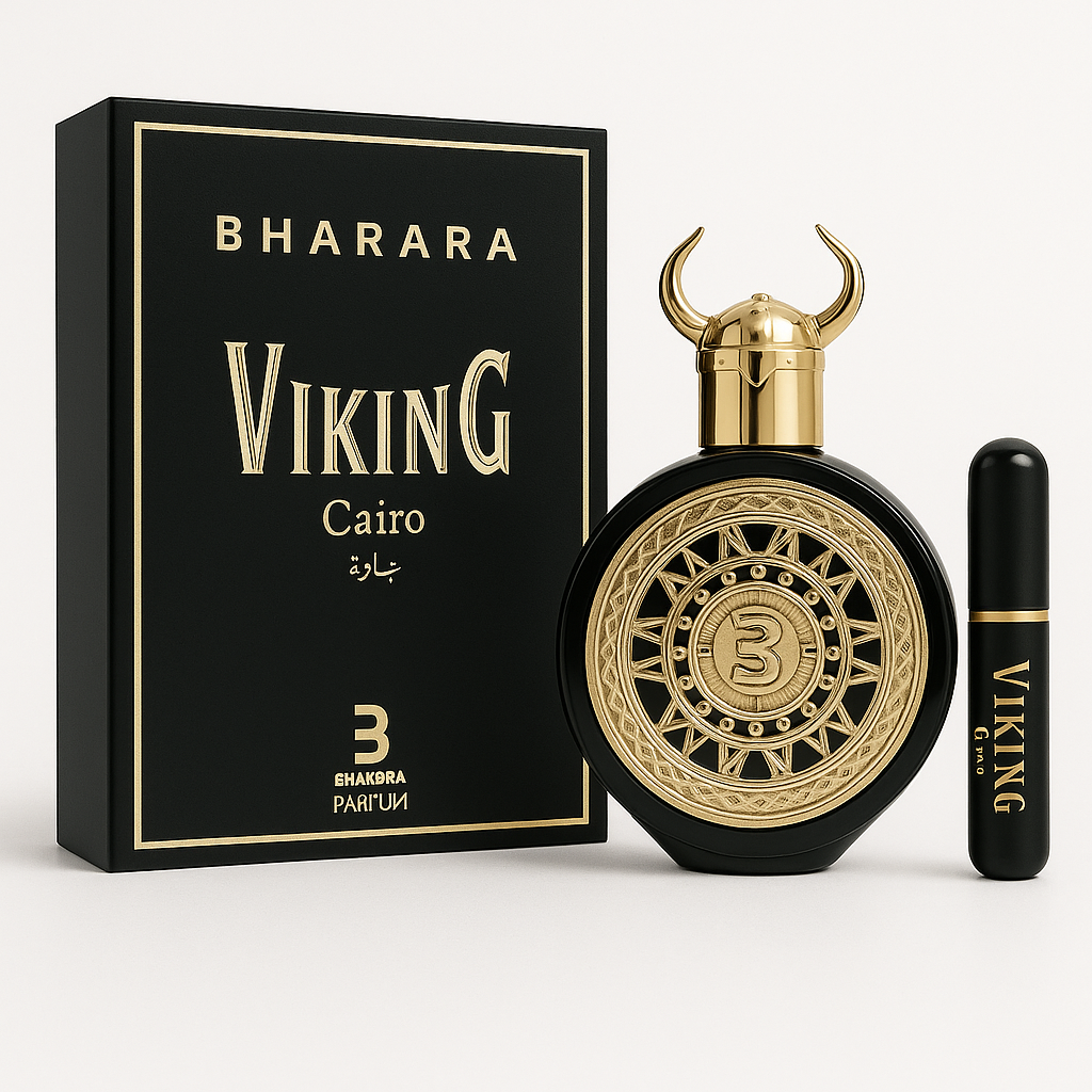 Viking Cairo - Bharara - Perfume Compartilhável - Eau de Parfum - 100ml (Lacrado) - Sun de Parfum 