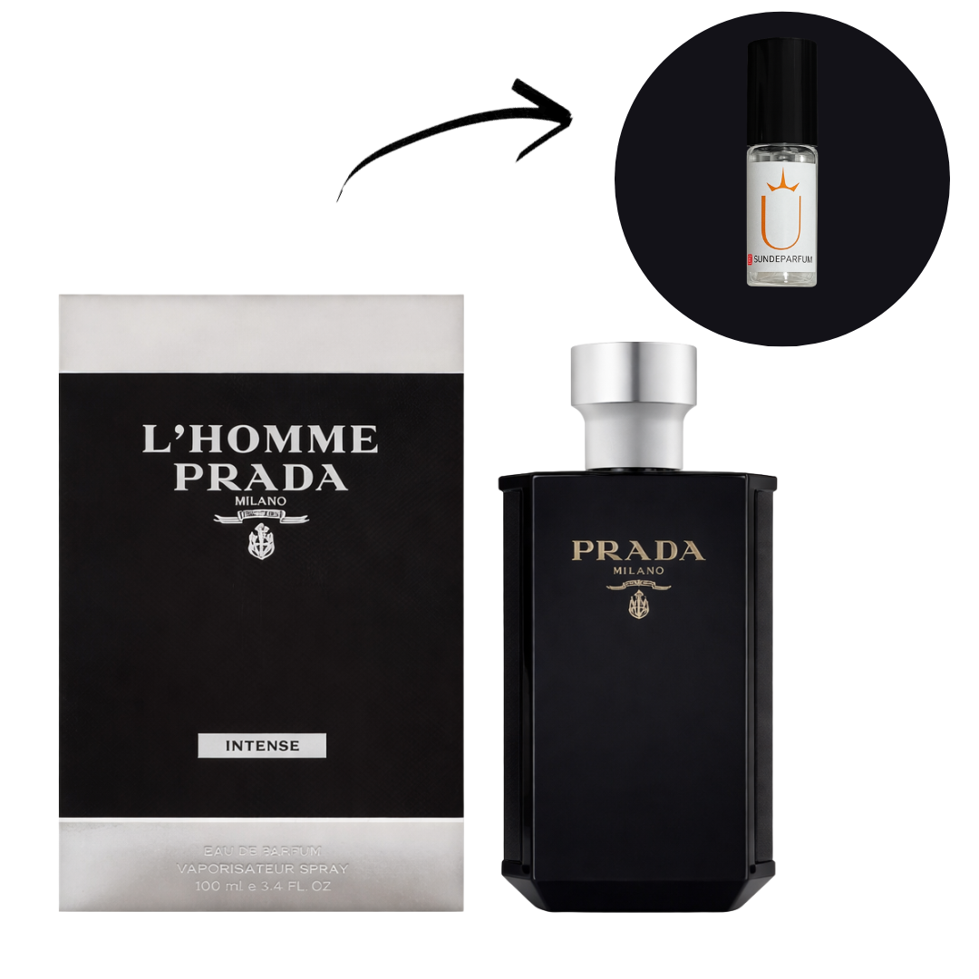 Prada L'Homme Intense - Prada Milano - Perfume Masculino - Eau de Parfum (Decant)