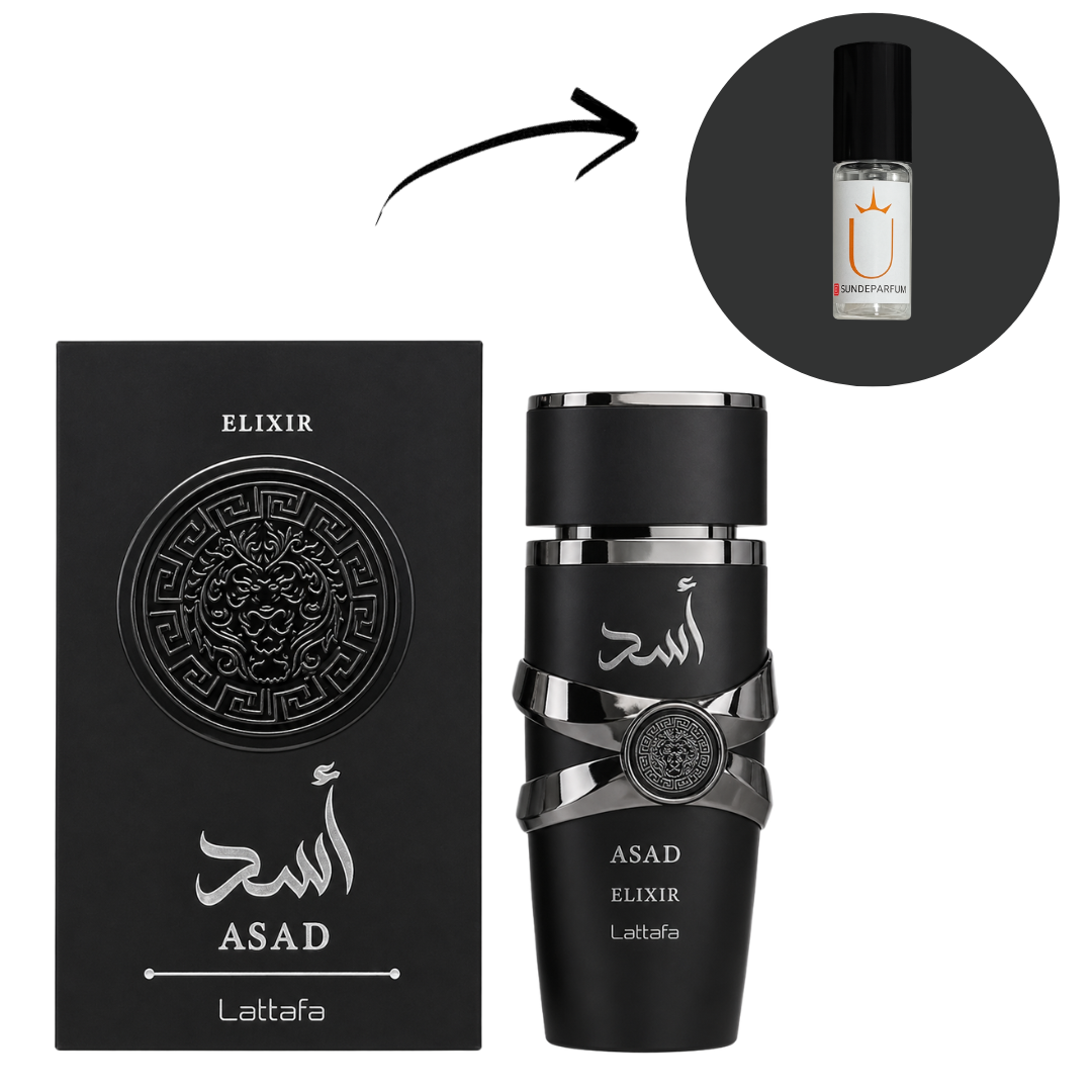 Asad Elixir - Perfume Masculino - Lattafa - Eau de Parfum (Decant)