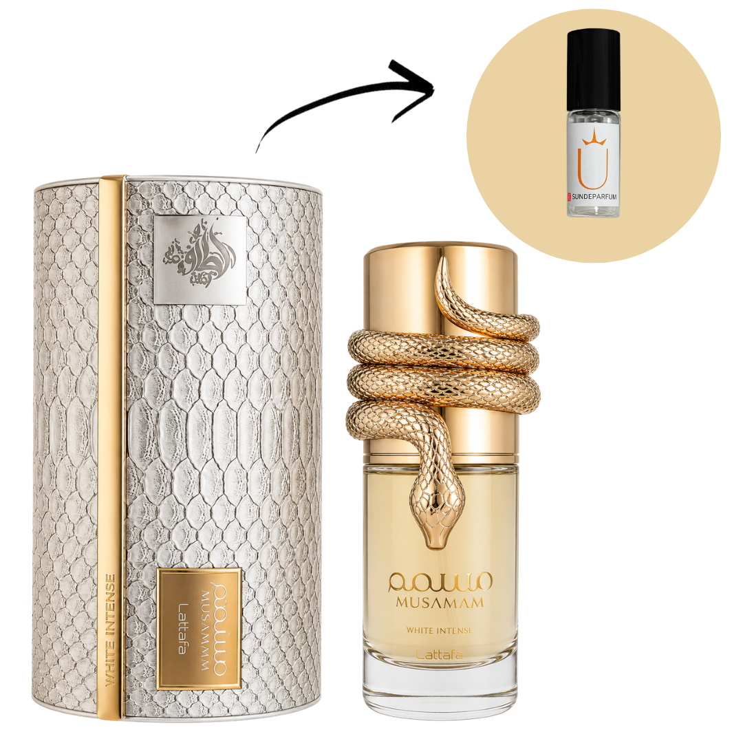 Musamam White Intense - Lattafa - Perfume Compartilhável - Eau de Parfum (Decant)