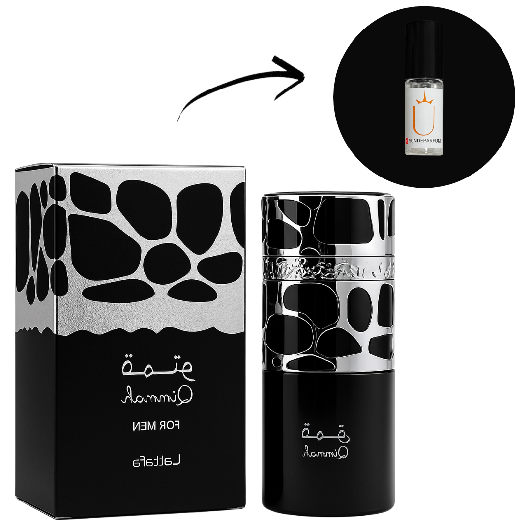 Qimmah for Men - Lattafa - Perfume Masculino - Eua de Parfum (Decant) - Sun de Parfum 