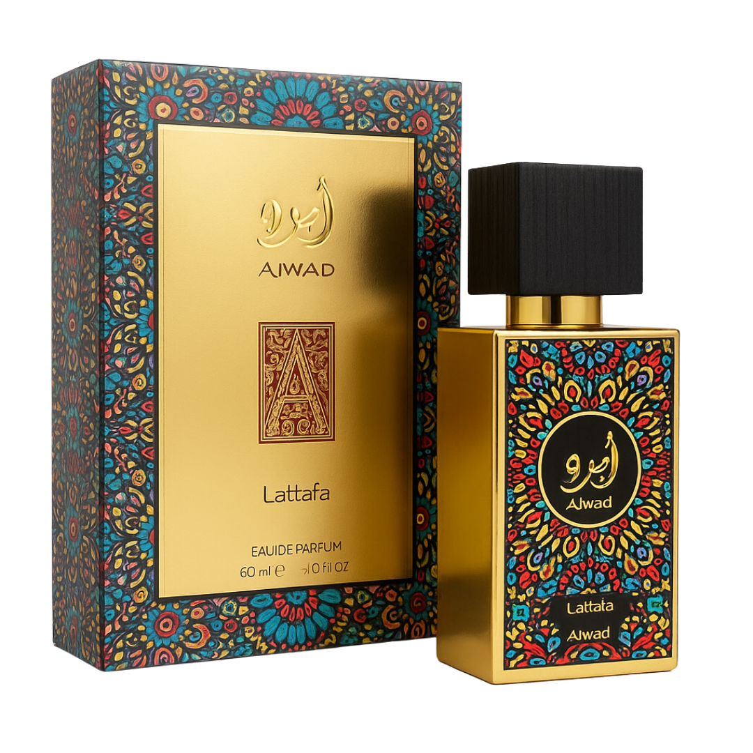 Ajwad - Lattafa - Perfume Compartilhável - Eau de Parfum - 60ml (Lacrado) - Sun de Parfum 