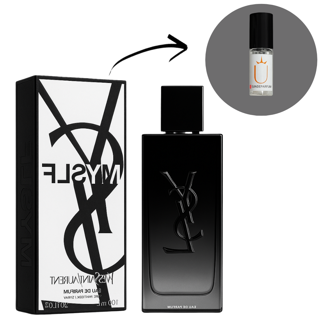 MYSLF - Yves Saint Laurent - Perfume Masculino - Eau de Parfum (Decant) - Sun de Parfum 