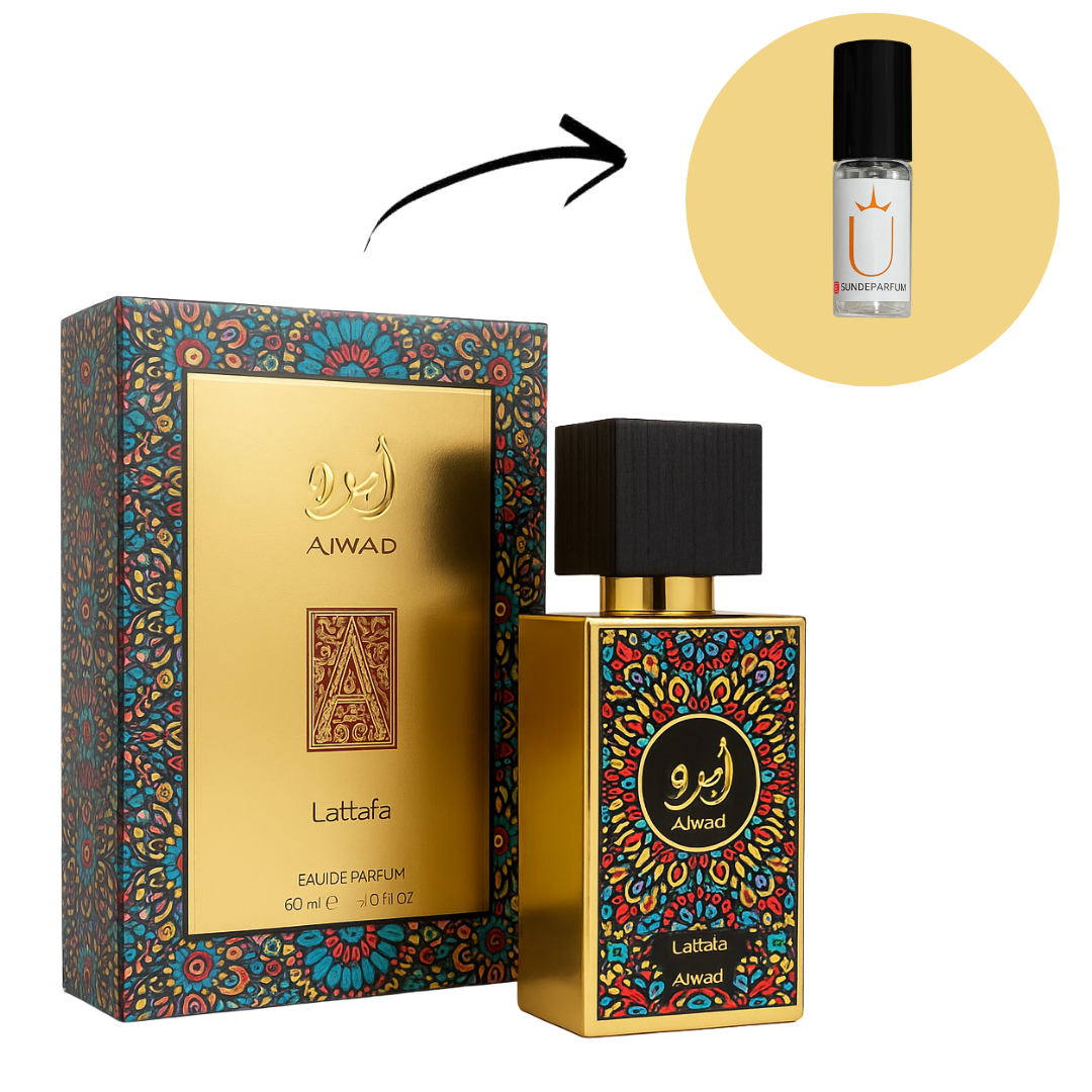 Ajwad - Lattafa - Perfume Compartilhável - Eau de Parfum (Decant) - Sun de Parfum 