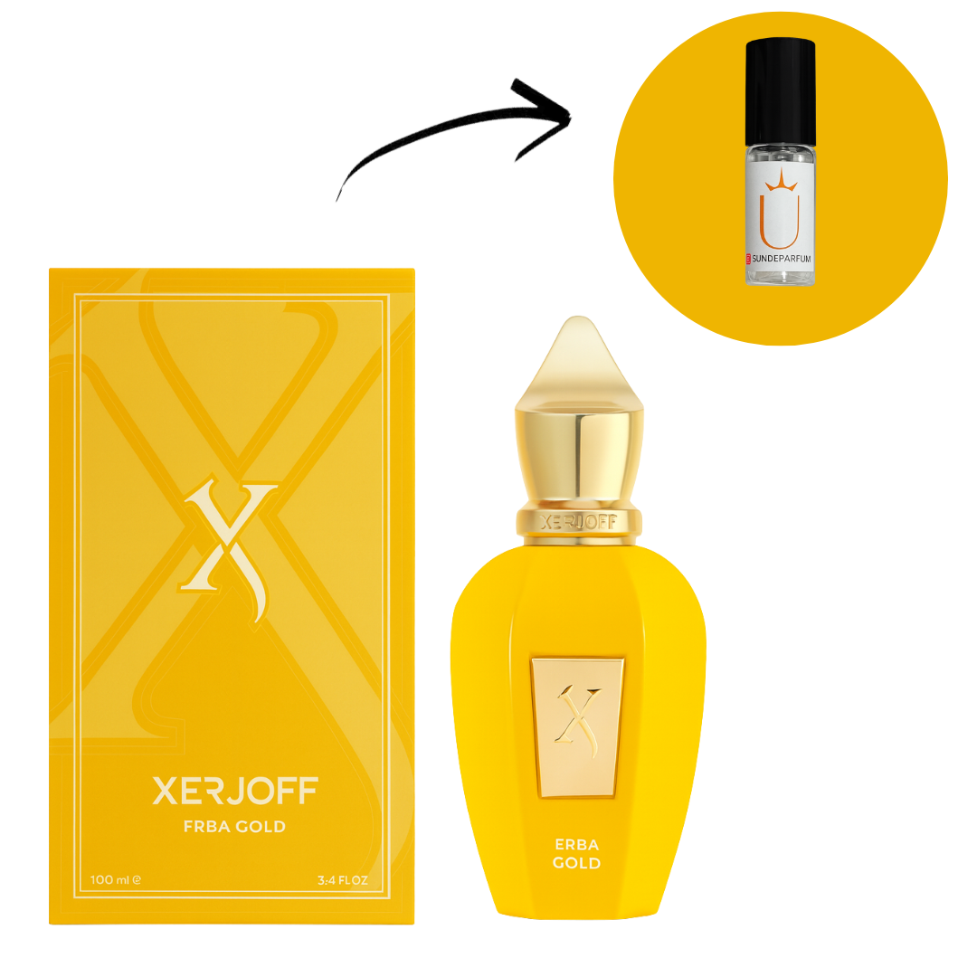 Erba Gold - Xerjoff - Perfume Compartilhável - Eau de Parfum (Decant) - Sun de Parfum 