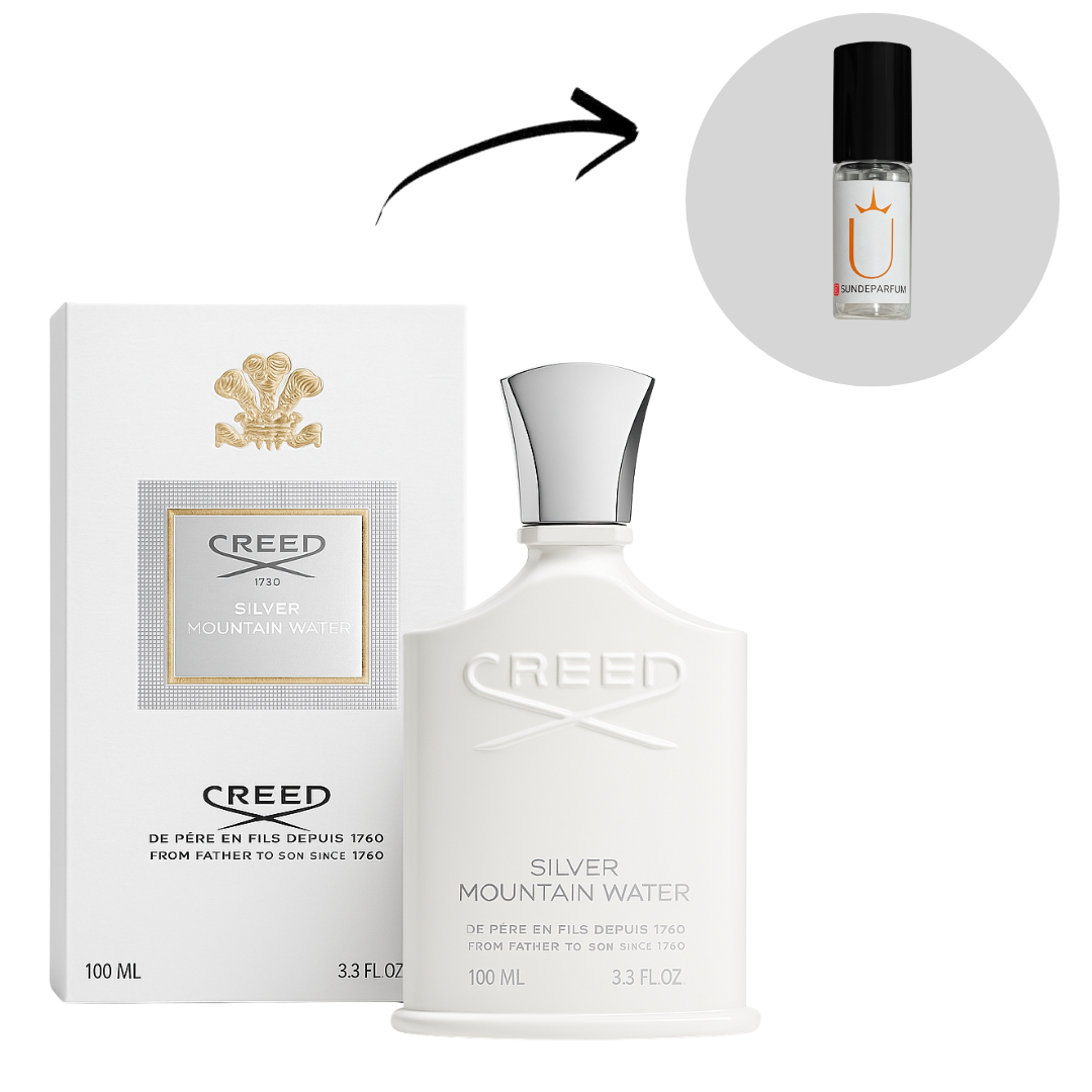 Silver Mountain Water - Creed - Perfume Compartilhável - Eau de Parfum (Decant) - Sun de Parfum 