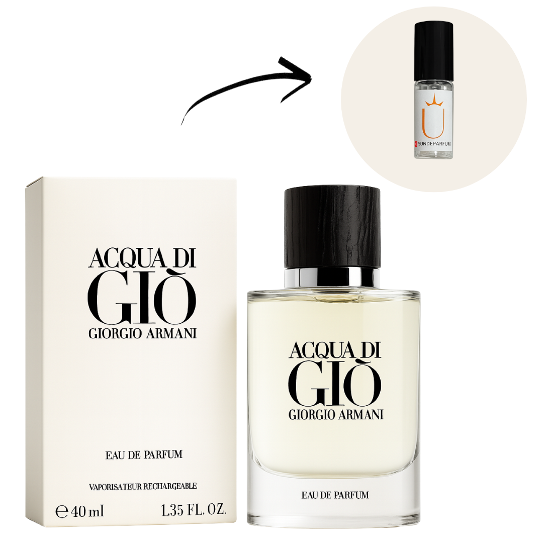 Acqua di Giò - Giorgio Armani - Perfume Masculino - Eau de Parfum (Decant) - Sun de Parfum 