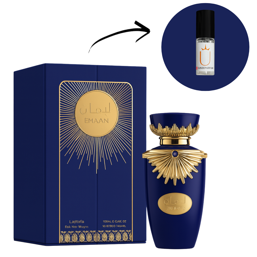Emaan - Lattafa - Perfume Feminino - Eau de Parfum (Decant) - Sun de Parfum 