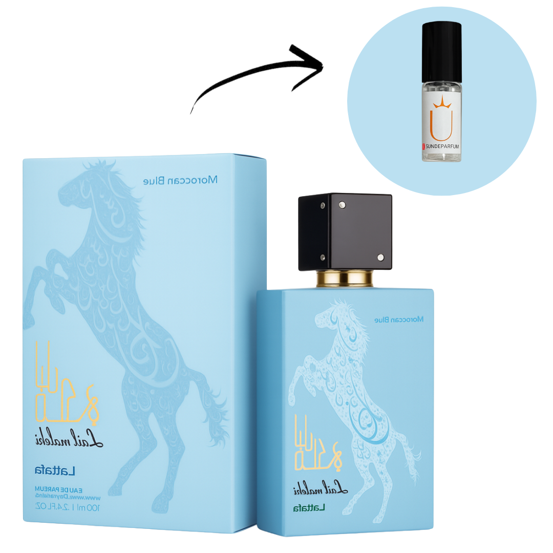 Lail Maleki Moroccan - Lattafa - Perfume Compartilhável - Eau De Parfum (Decant) - Sun de Parfum 