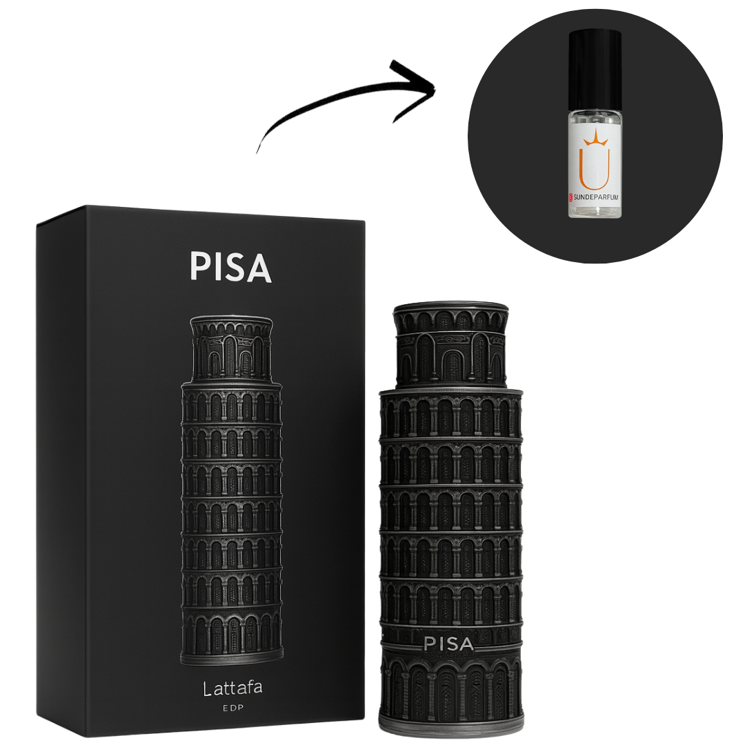 Pisa - Lattafa - Perfume Masculino - Eau de Parfum (Decant) - Sun de Parfum 