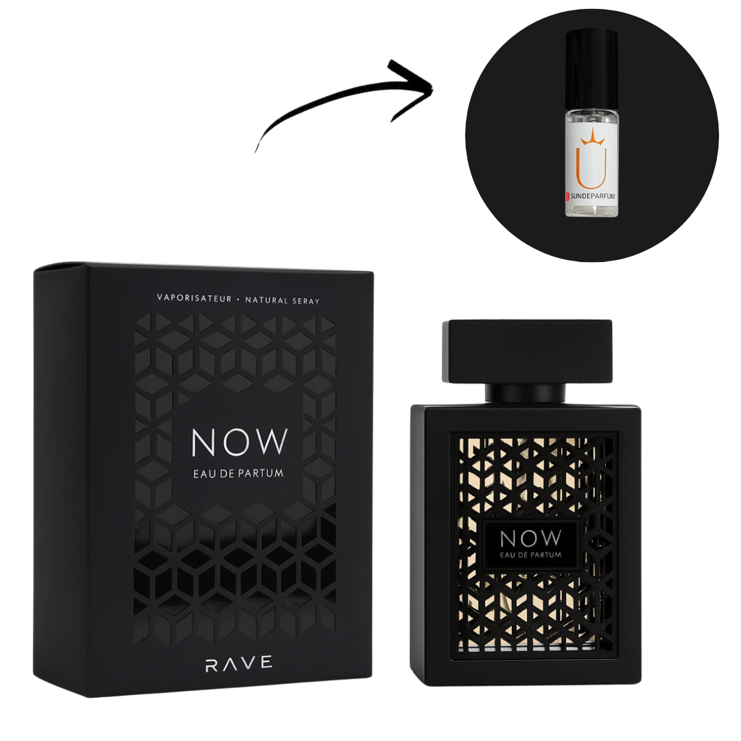 Rave Now Black- Lattafa - Perfume Masculino - Eau de Parfum (Decant) - Sun de Parfum 