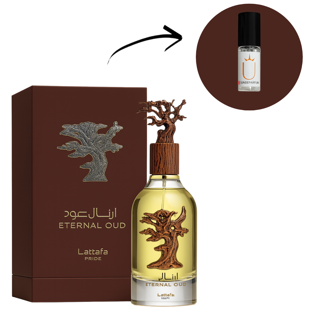 Eternal Oud - Lattafa - Perfume Compartilhável - Eau De Parfum (Decant) - Sun de Parfum 