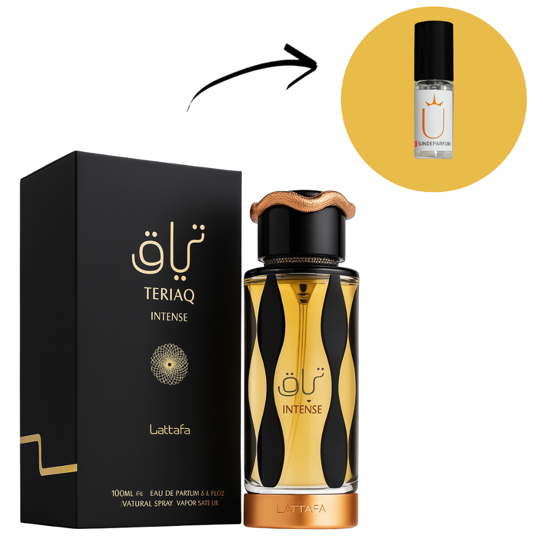 Teriaq Intense - Lattafa - Perfume Compartilhável - Eau De Parfum (Decant) - Sun de Parfum 