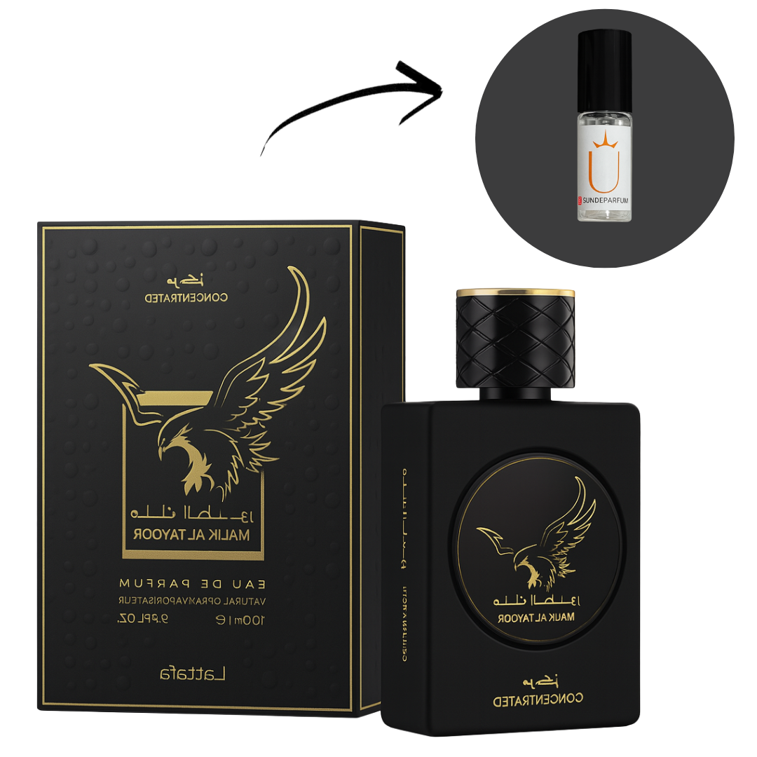 Malik Al Tayoor - Lattafa - Perfume Compartilhável - Eau De Parfum (Decant) - Sun de Parfum 