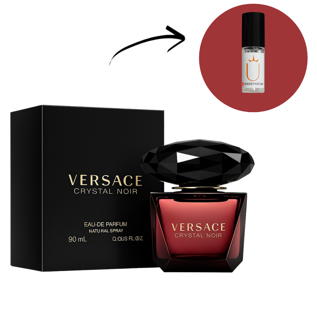 Crystal Noir - Versace - Perfume Feminino - Eau de Parfum (Decant) - Sun de Parfum 
