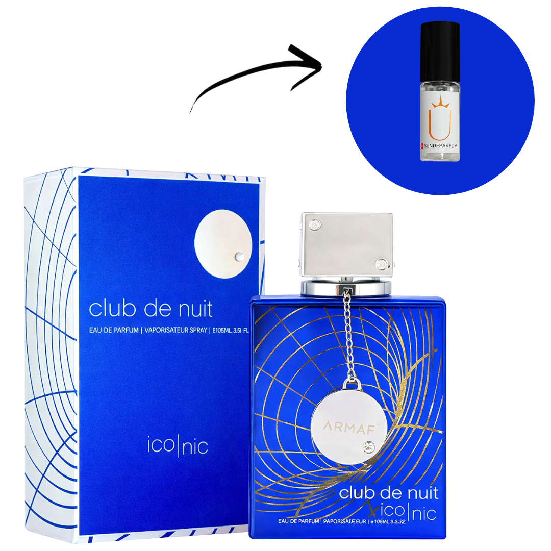 Club de Nuit Blue Iconic - Armaf - Perfume Masculino - Eau de Parfum (Decant)
