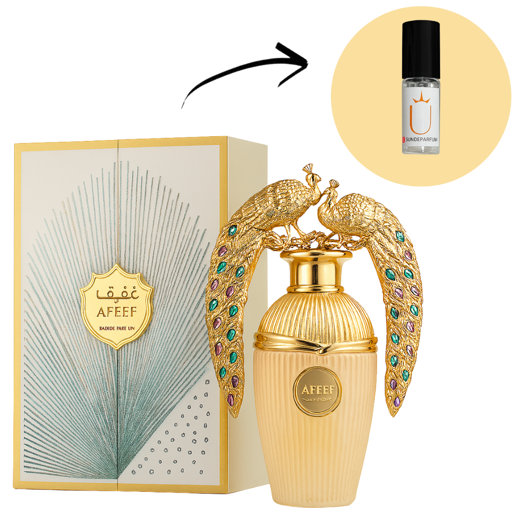 Afeef - Lattafa - Perfume Compartilhável - Eau De Parfum (Decant) - Sun de Parfum 