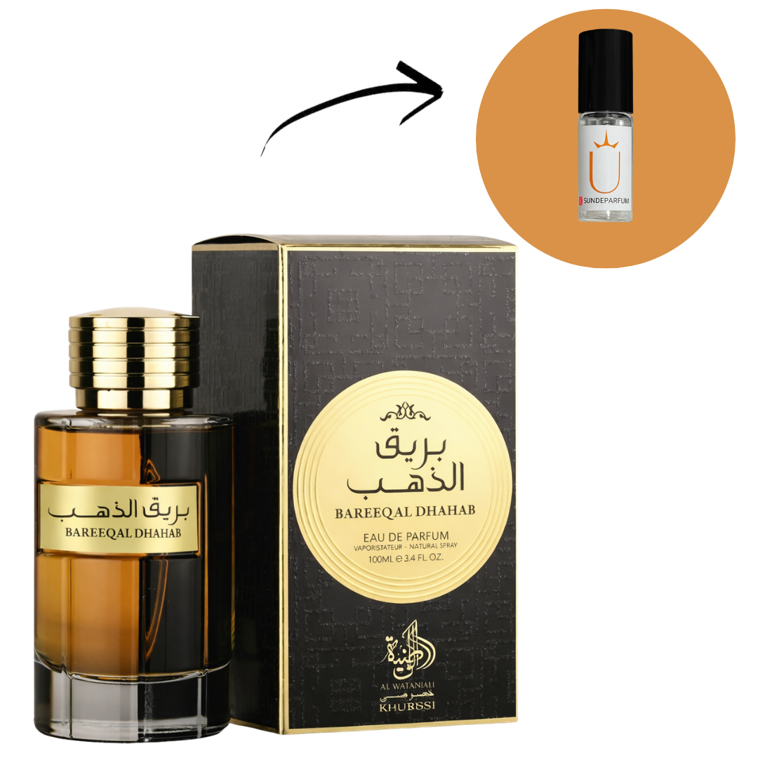 Bareeq Al Dhahab - Al Wataniah - Perfume Masculino - Eau de Parfum (Decant)