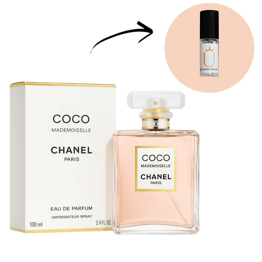 Coco Mademoiselle - Chanel - Perfume Feminino - Eau de Parfum (Decant) - Sun de Parfum 