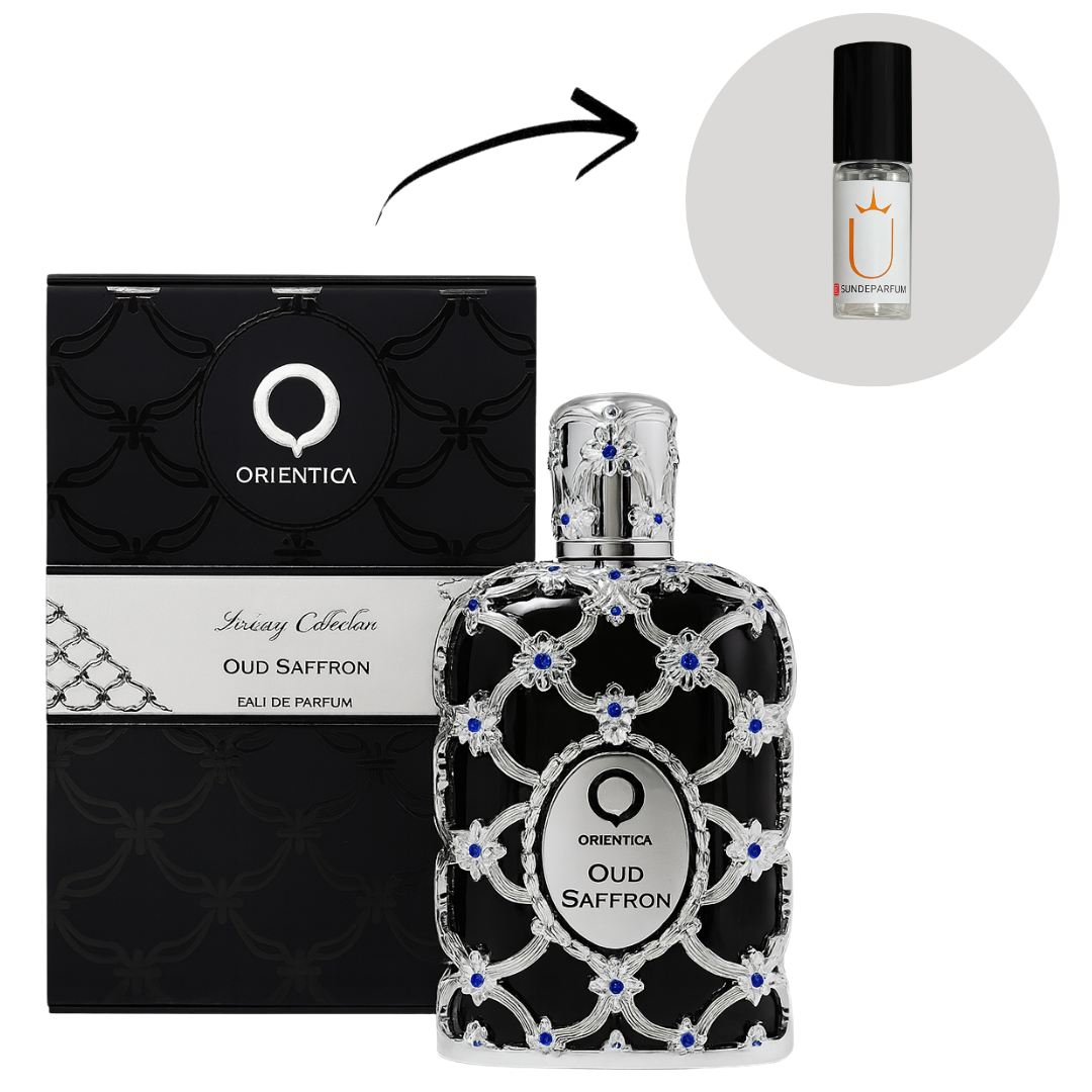 Oud Saffron - Orientica - Perfume Compartilhável - Eau de Parfum (Decant) - Sun de Parfum 