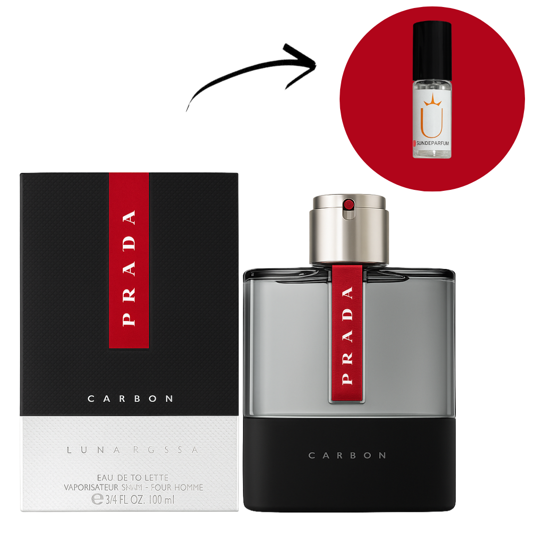 Luna Rossa Carbon - Prada Milano - Perfume Masculino - Eau de Toilette (Decant)