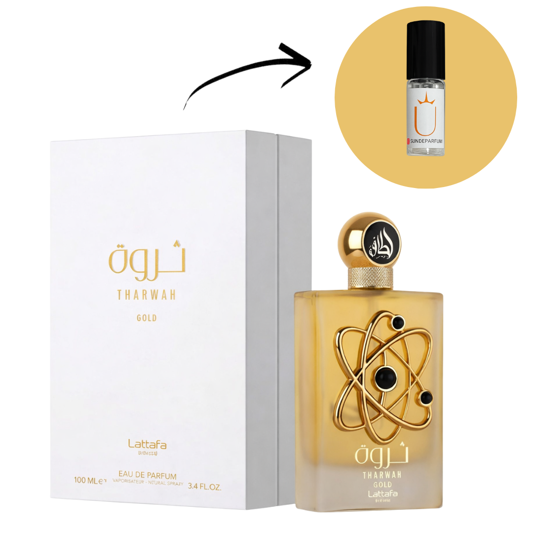 Tharwah Gold - Lattafa - Perfume Feminino - Eau de Parfum (Decant)